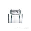 Glass Hexagon Jars 196ml